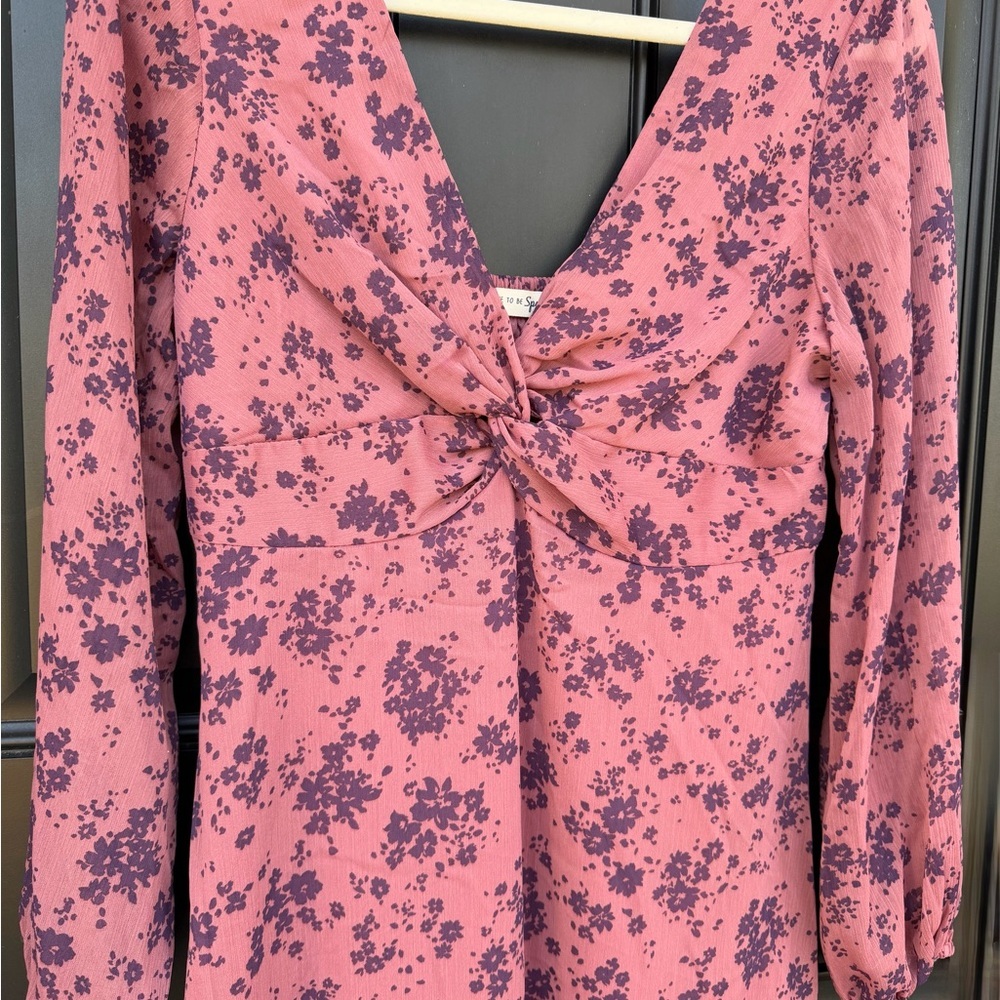Floral Pink Dress - Picture 2 of 3